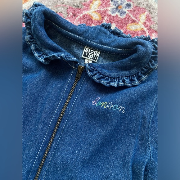 Bonton Denim Jumpsuit - Picture 3 of 3